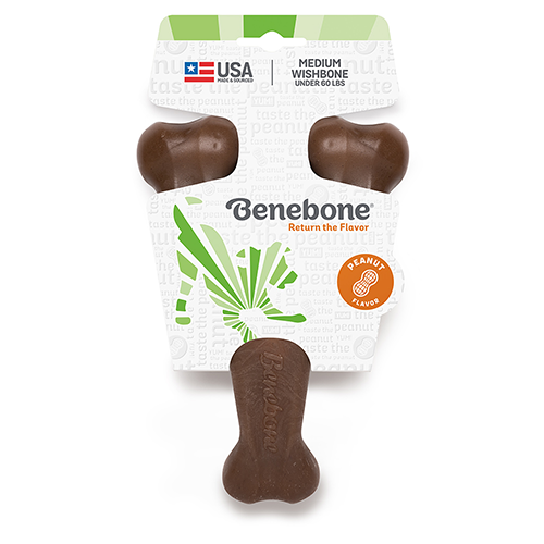 Jouet à mâcher pour Chiens Wishbone' beurre d'arachide Benebone