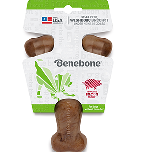 Jouet à mâcher pour Chiens Wishbone' Bacon Benebone