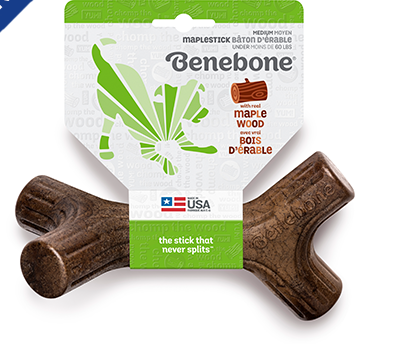 Jouet à mâcher pour Chiens bâton d'érable Benebone