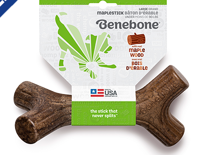 Jouet à mâcher pour Chiens bâton d'érable Benebone