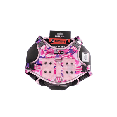 BOSS DOG HARNAIS TACTIQUE POUR CHIEN X-LARGE ROSE CAMO