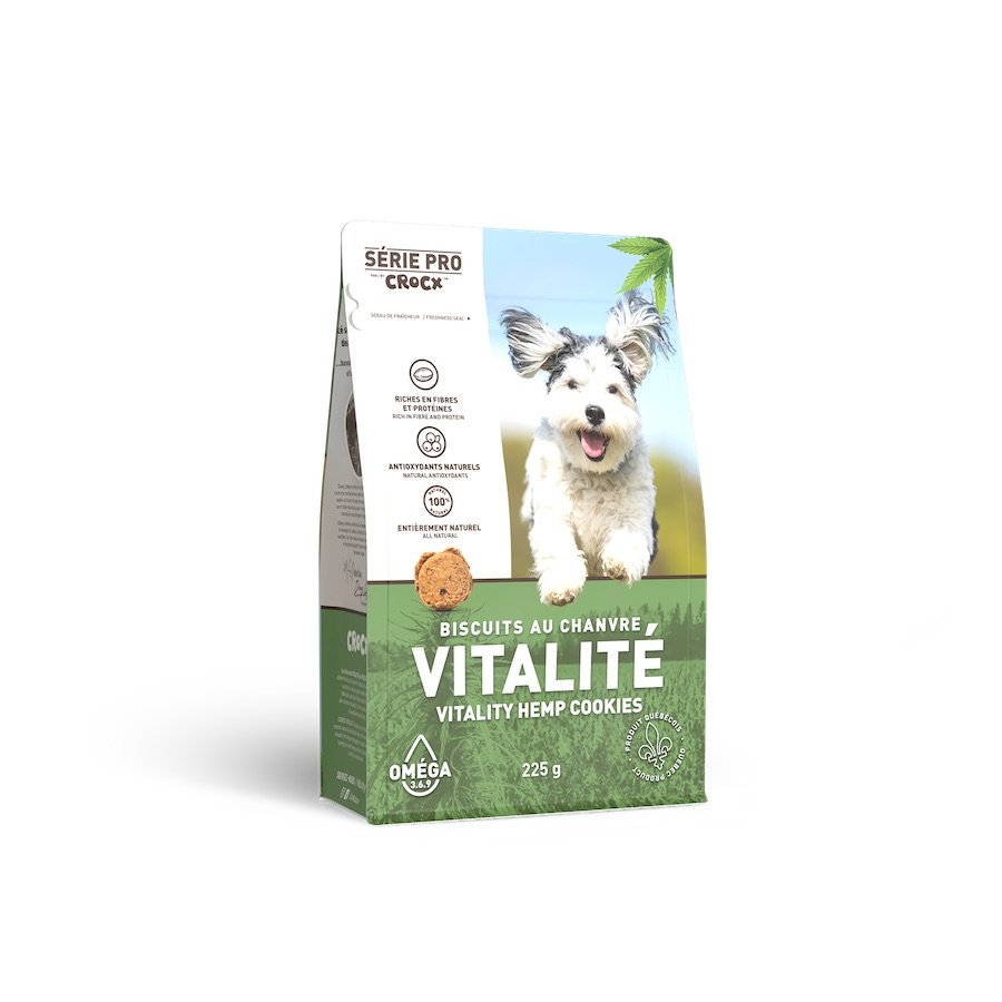 BISCUITS AU CHANVRE VITALITÉ / Vitality hemp cookies 225G