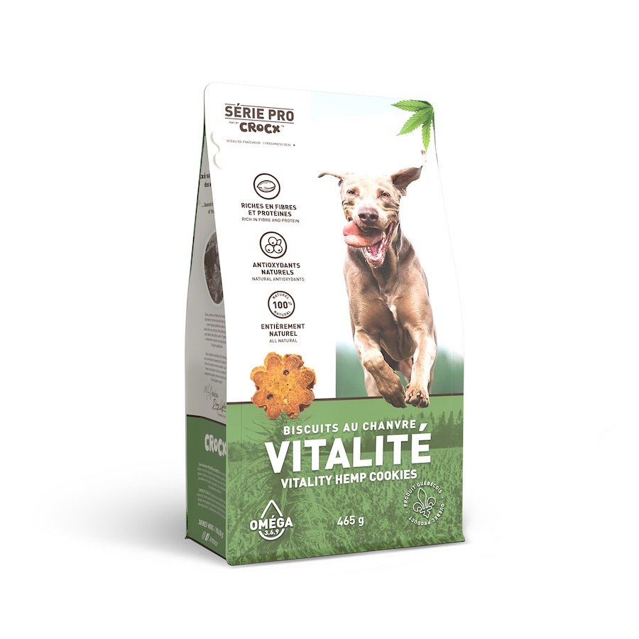 BISCUITS AU CHANVRE VITALITÉ / Vitality hemp cookies 465 gr