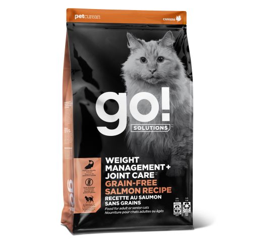 Petcurean Go! Contrôle Du Poids + Articulations Sans Grains Pour Chat Saumon 12 Lbs