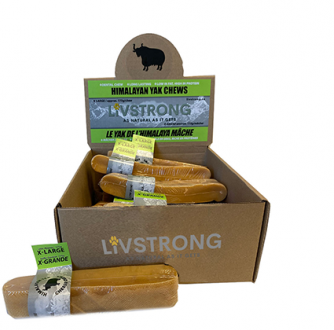 Fromage à mâcher lait de Yak en Vrac pour chiens Livstrong