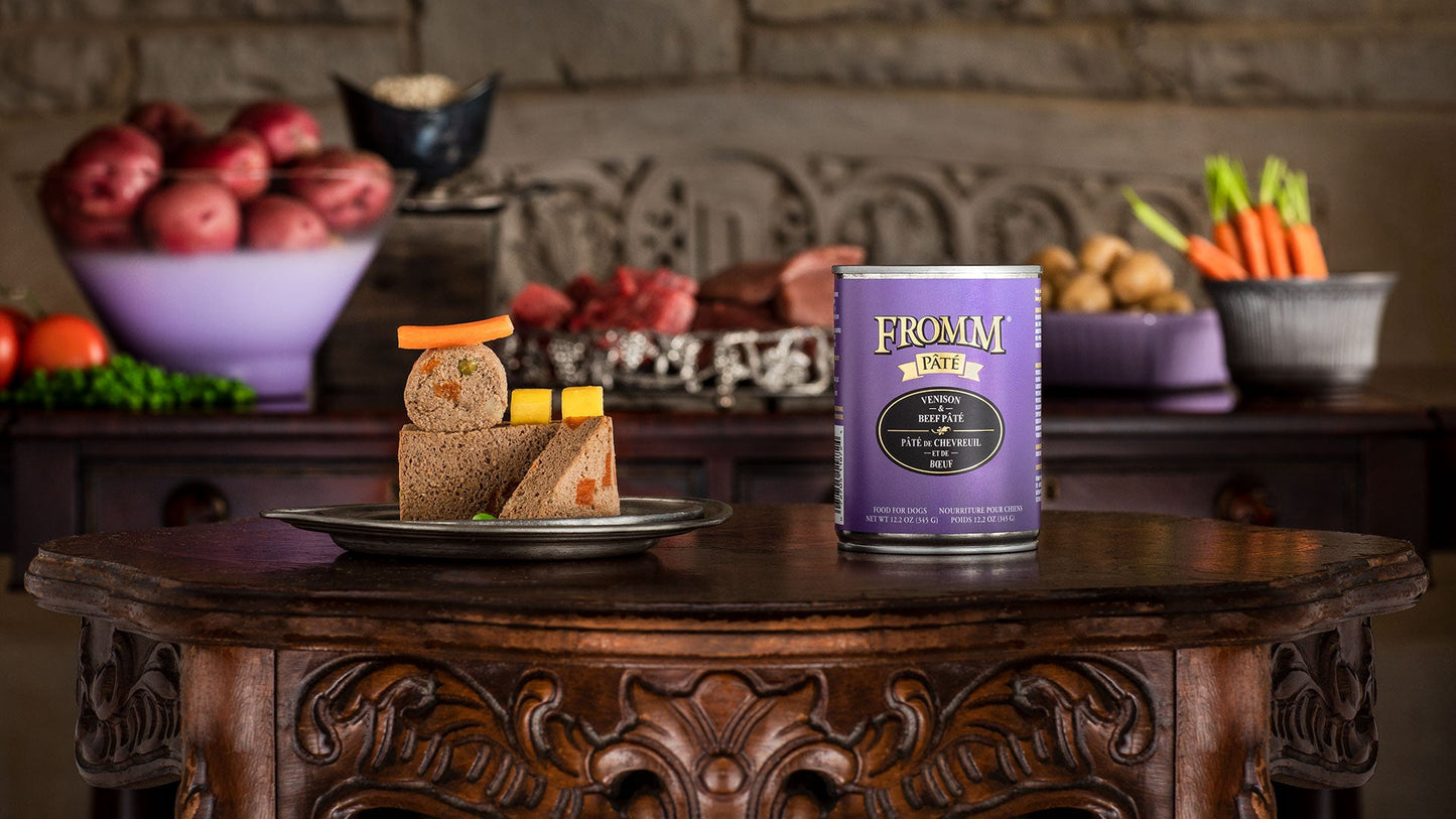 Nourriture En Conserve Pour Chien *Viande Sauvage et Boeuf Pâté* - Fromm