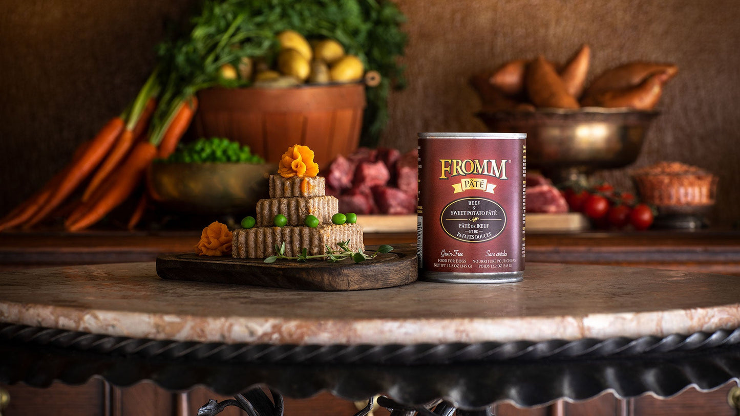 Nourriture En Conserve Pour Chien *Boeuf et Patates Douces Pâté* - Fromm