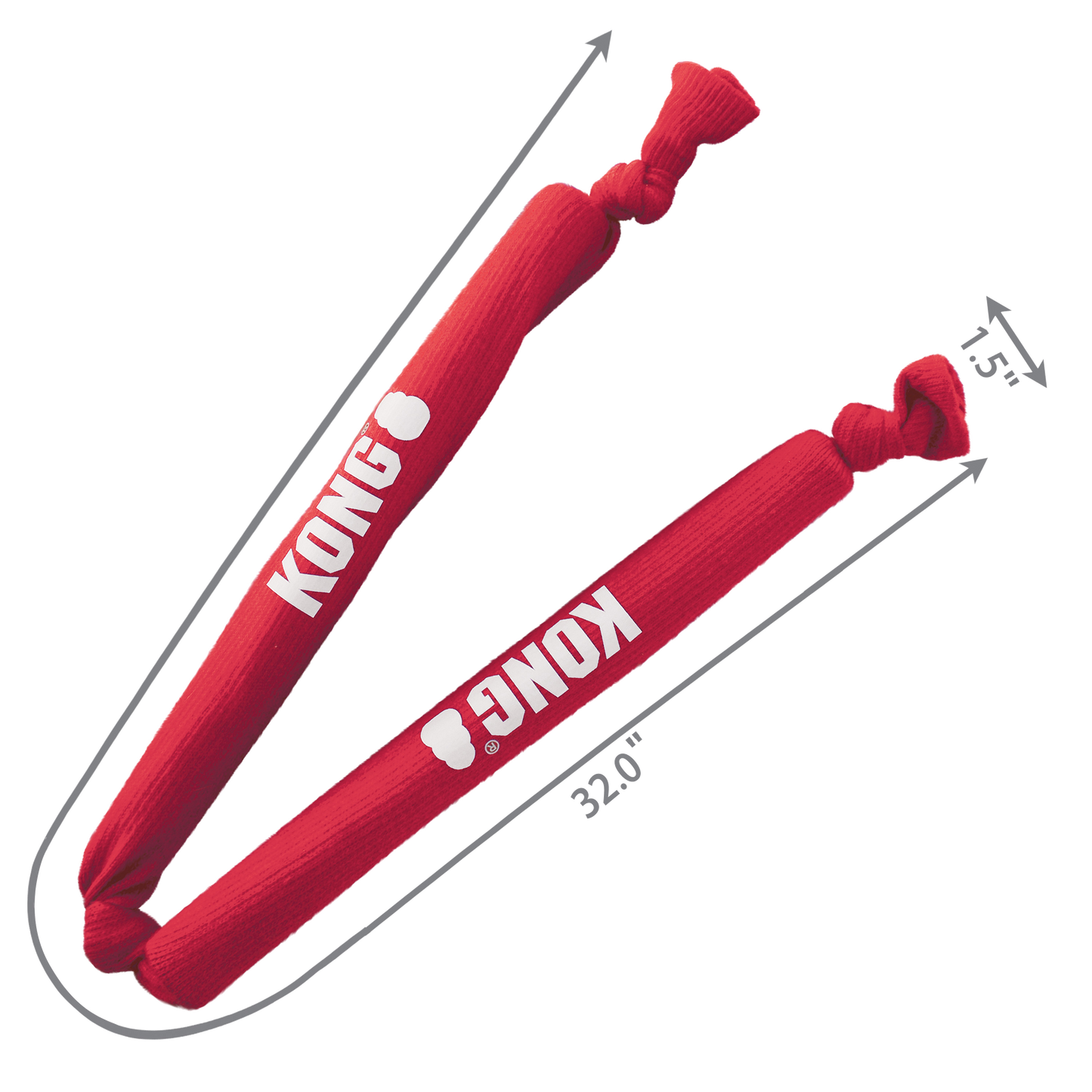 Jouet 'crunch' Corde Double Signature - Kong