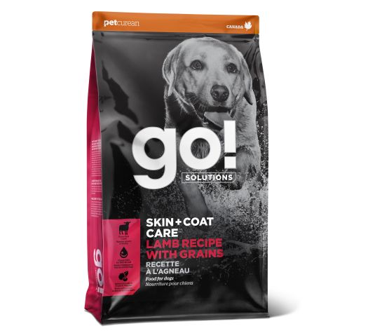 Nourriture chien GO peau et poils agneau 22 lbs