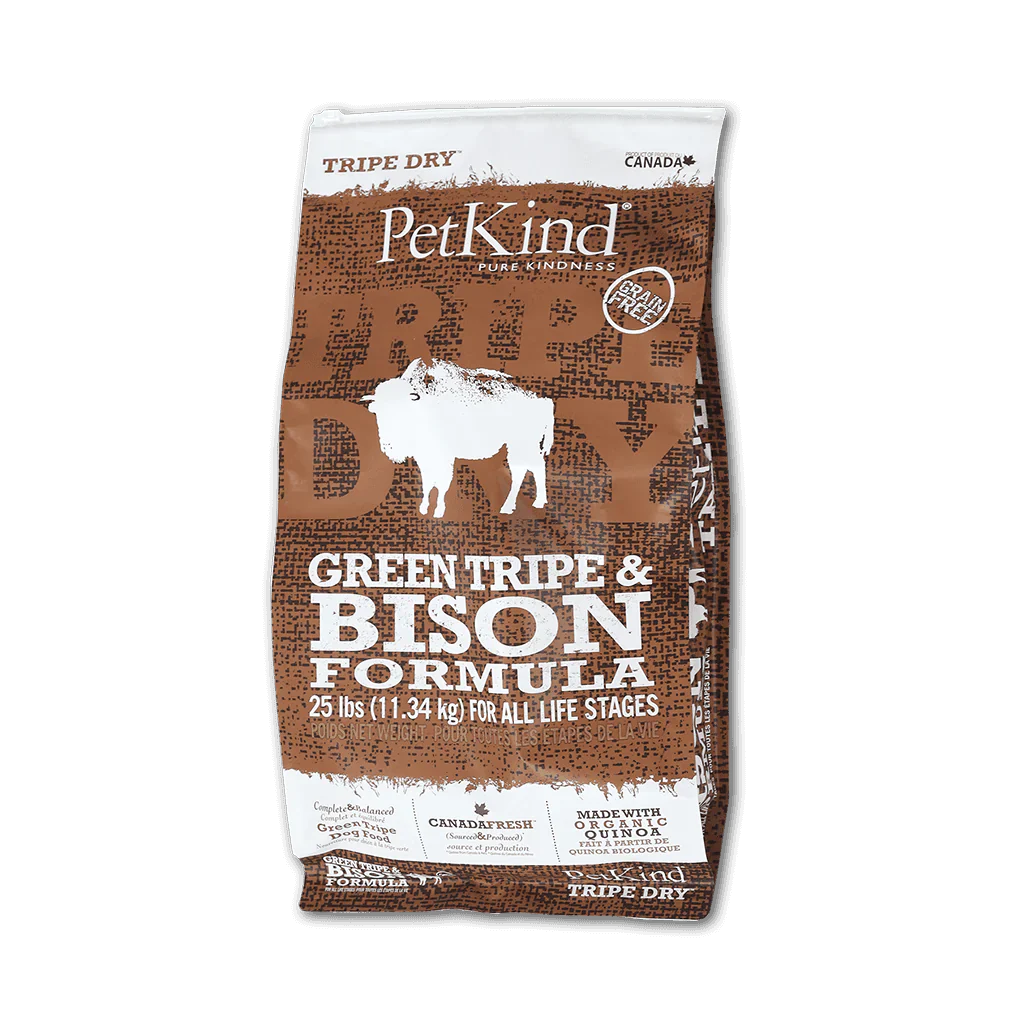 Grain-Free Dry Food with Green Tripe and Bison - PetKind