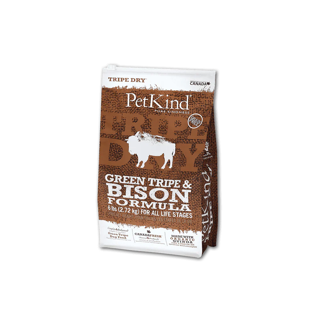 Grain-Free Dry Food with Green Tripe and Bison - PetKind