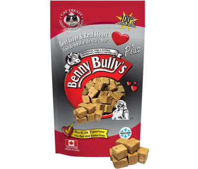 Benny Bully's Gâteries Pour Chat - Foie Boeuf & Coeurs - Moi & Mon Humain