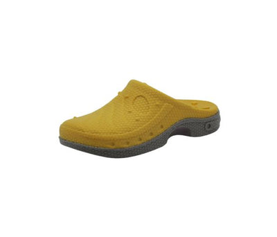 Bud'z Jouet En Caoutchouc Flottant Avec "squeaker" Pour Chien - Sandale Jaune Orange 15cm
