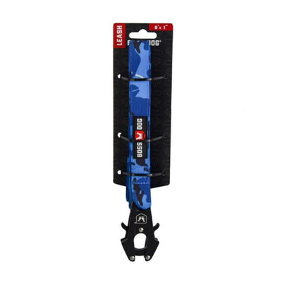 Boss Dog® Boss Tactical™ Blue Leash 1.25" x 4ft