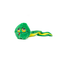 Jouet Chien Serpent Vert distributeur de gâteries 'Hide-a-tail'