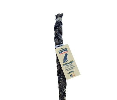 Land & Sea Gâteries Pour Chien, Peau De Morue Séchée, Tressée, 12" - Paquet De 20 Tresses