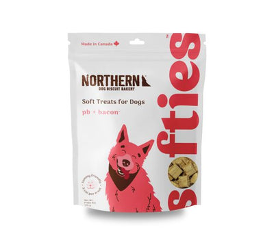 Northern Softies - Gâteries Tendres Pour Chien, Beurre D'arachides & Bacon 170gr