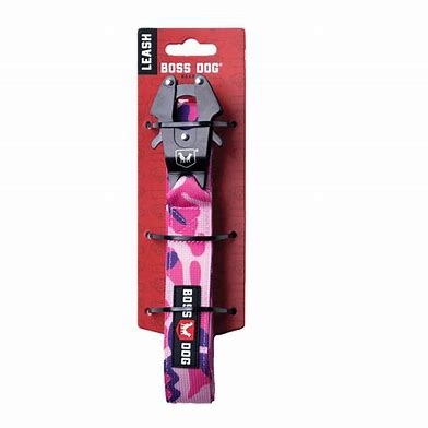 BOSS DOG LAISSE TACTIQUE ROSE CAMO 4 PIEDS