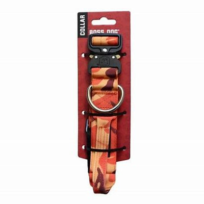 BOSS DOG COLLIER TACTIQUE ORANGE CAMO MEDIUM