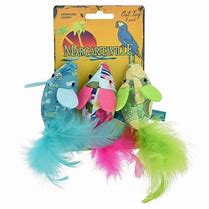 Lot de 3 jouets pour chat Margaritaville Mouse de Multipet - Moi & Mon Humain