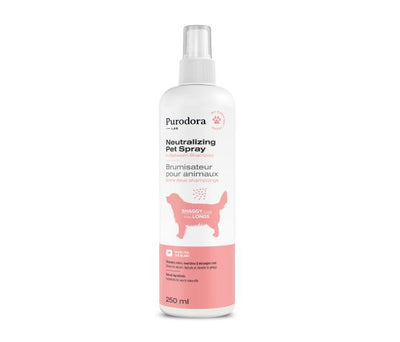 Purodora Lab, Brumisateur Neutralisant D'odeurs Pour Animaux à Poils Longs 237ml