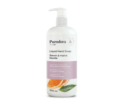 Purodora Lab Savon à Main Liquide - Pamplemousse Et Orange 473ml