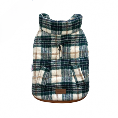 Plaid Patterned Dog Jacket (Checkered)