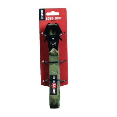 LAISSE TACTIQUE BOSS DOG VERT CAMO 6 PIEDS