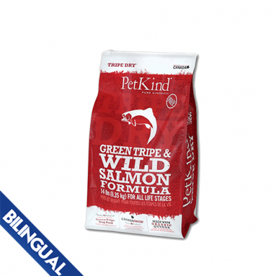 PetKind® Tripe Dry® Green Tripe & Wild Salmon Dry Dog Food 14 lb