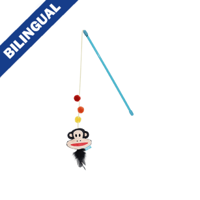 Multipet™ Paul Frank® Julius le Singe Baguette Chat Jouet - Moi & Mon Humain