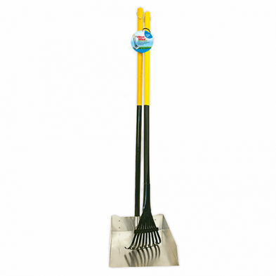 Four Paws® Wee - Wee® Rake Set Large Rateau et pelle pour les besoins - Moi & Mon Humain