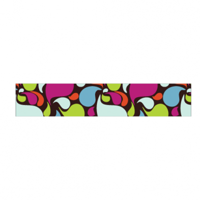 Cycle Dog® Brown Base Lava Lamp Regular Width Collar Plastic Large