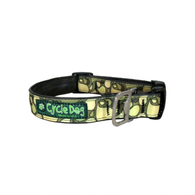 Cycle Dog® Green Lava Lamp Regular Width Collar Plastic Large