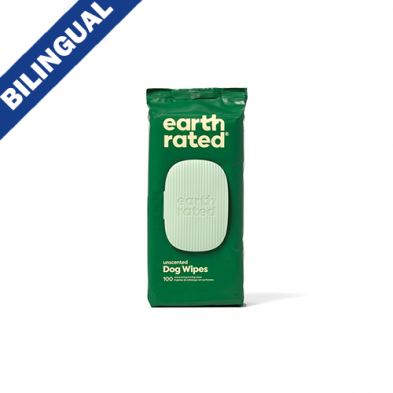 earth rated® Certified Compostable Grooming Wipes Unscented
