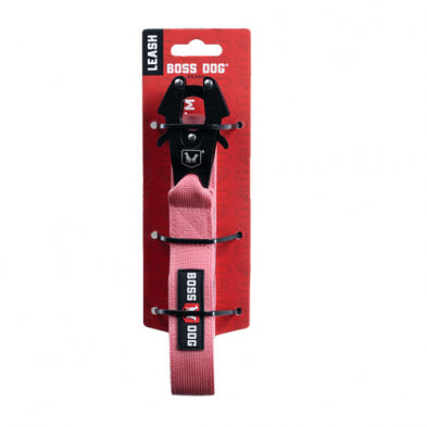 Boss Dog® Boss Tactical™ Pink Leash 1.25" x 4ft