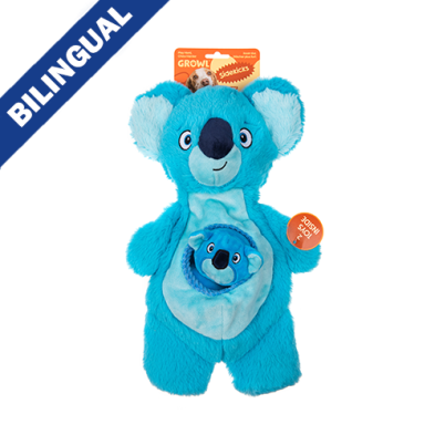 Growl™ Sidekicks Kozy Koala & Joey Dog Toy