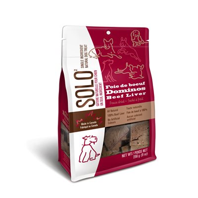 Gâteries Foie de Boeuf séchées à Froid- Solo