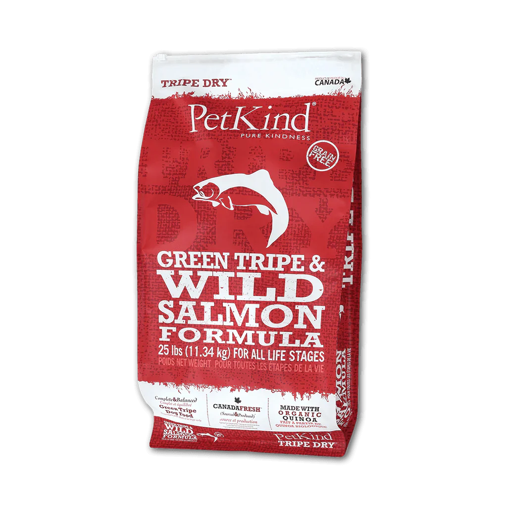 Grain-Free Dry Food with Wild Salmon and Green Tripe - PetKind
